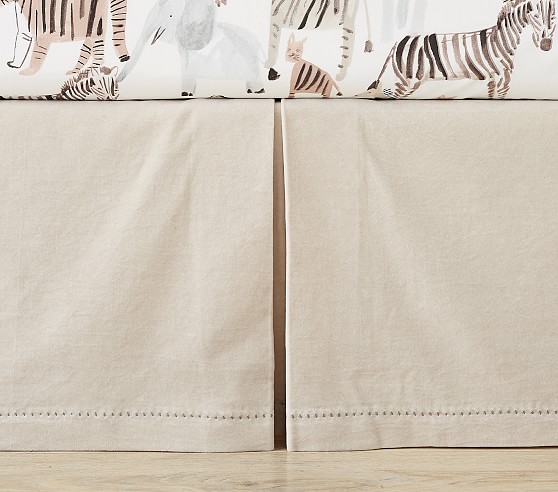 Jeremiah Brent X Pbk Velvet Crib Skirt Pottery Barn Kids