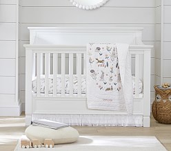 Simply White Catalina 3 In 1 Convertible Crib Baby Crib